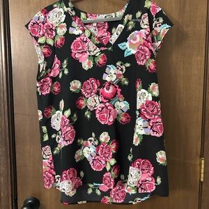 Daniel Rainn Multicolor Floral Blouse